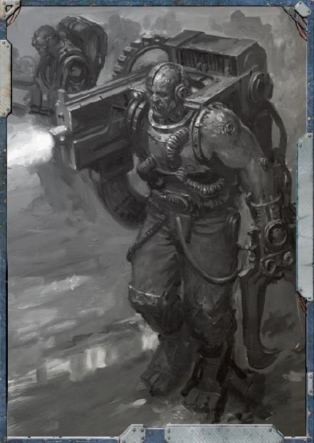 Un Servitor de Combat de type Charron.