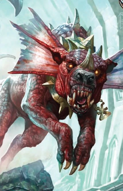 Un Molosse de Khorne en chasse