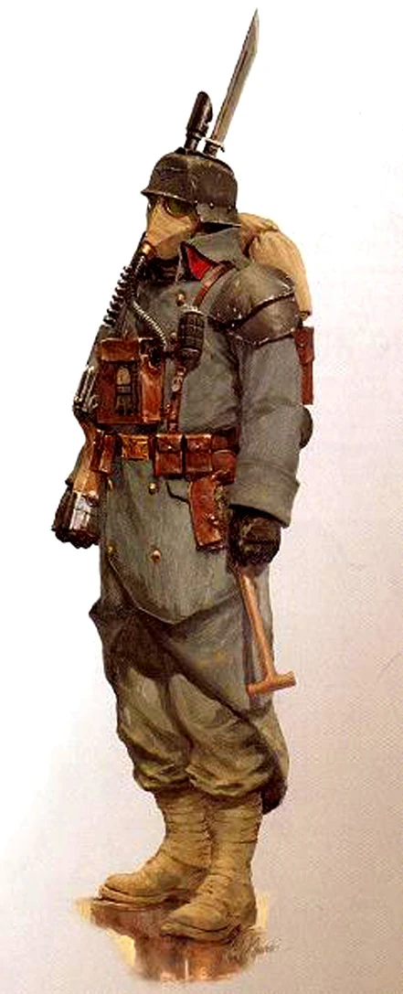 Une soldat de la Death Korps de Krieg