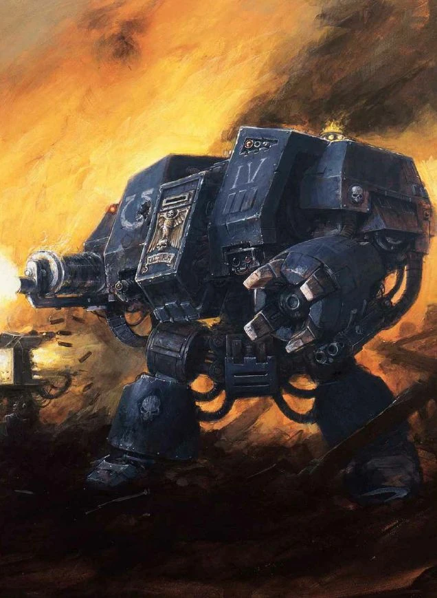 Dreadnought de type Castrfaerrum de type Mark V des Ultramarines