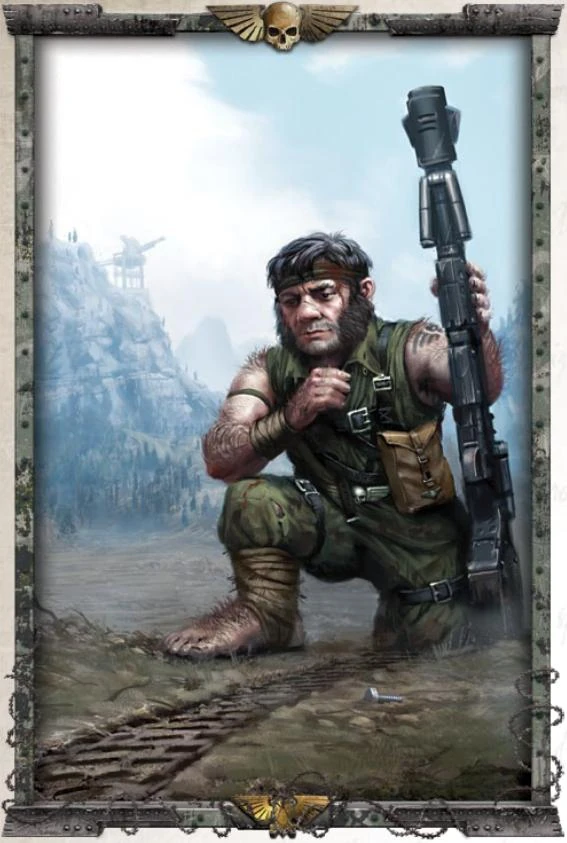 Un Ratling servant dans l'astra militarum