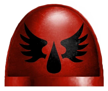 Épaulière du chapitre des Blood Angel