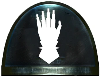 Épaulière du chapitre des Iron Hands