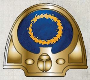 Épaulière de la légion des Thousand Sons