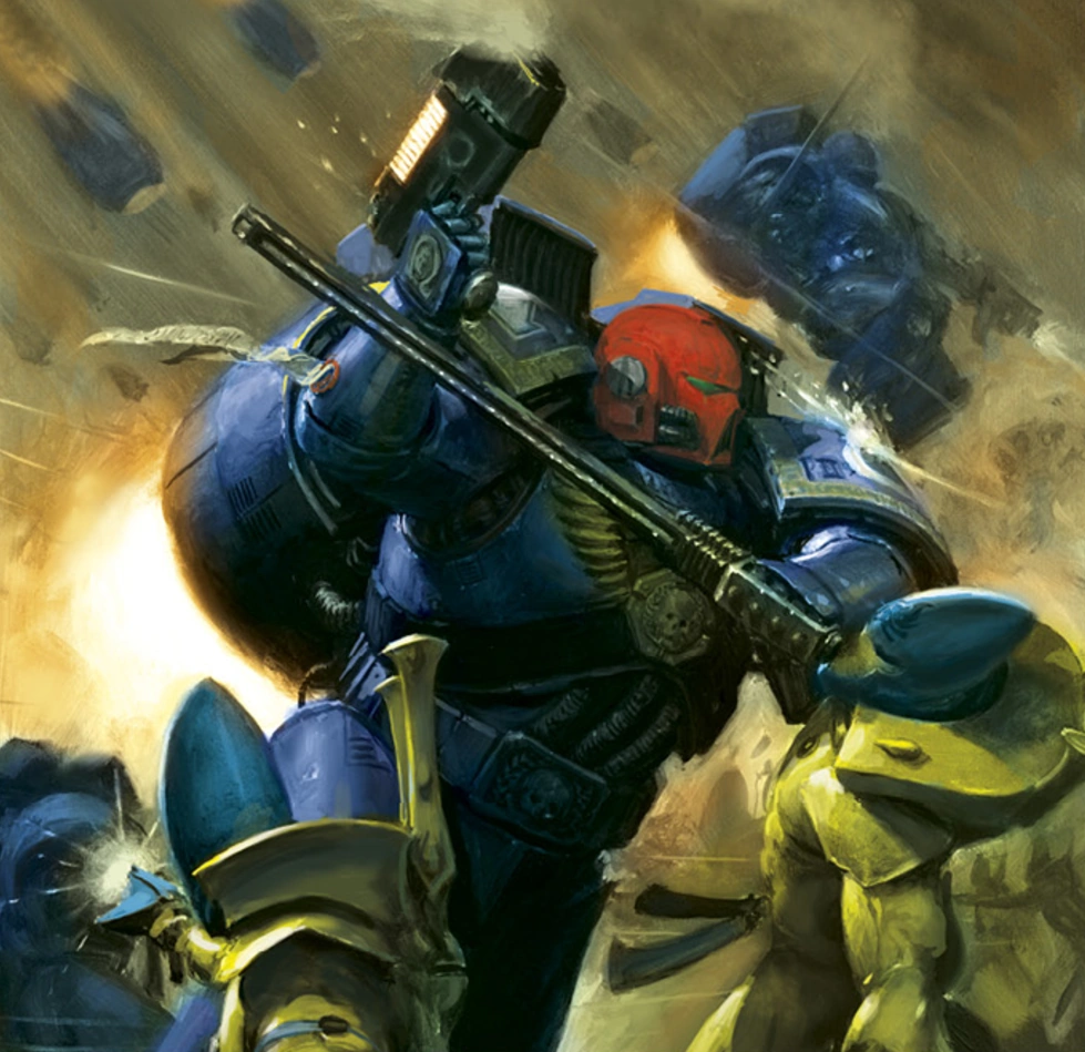 Un Marine d'assaut des Ultramarines