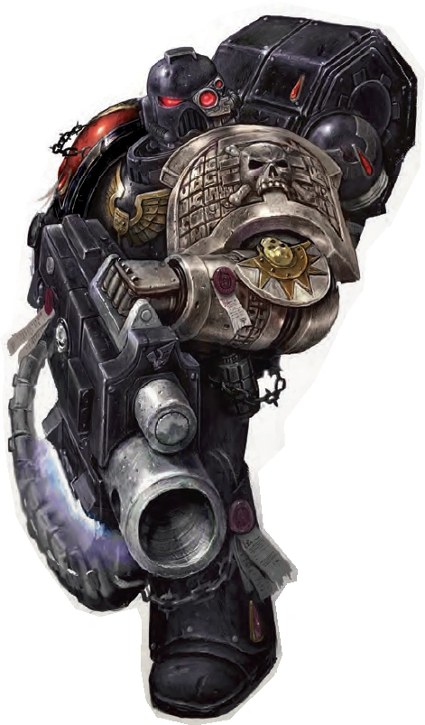 Un Marine Devastator des Blood Angels servant dans la DeathWatch